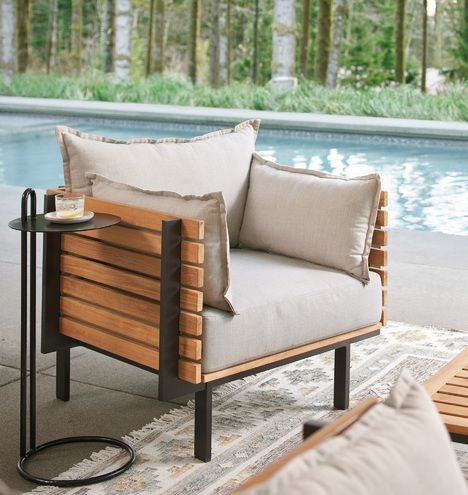 Jasper Teak Arm Chair | Modern outdoor furniture, Outdoor .