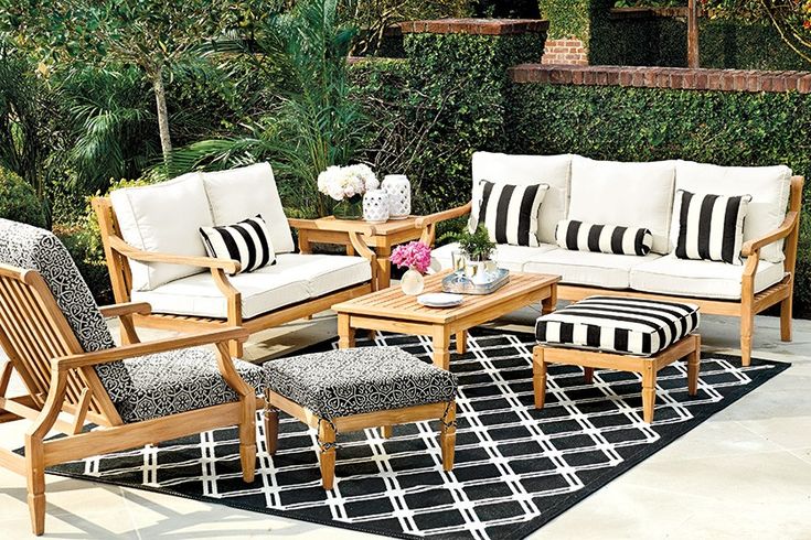 Which Outdoor Cushions Should You Buy? - How to Decorate | Teak .