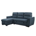 Damian Stain Resistant Fabric Reversible Storage Sectional With .