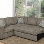 Izzy 2-Piece Chenille Sectional with Right-Facing Sleeper Sofa .
