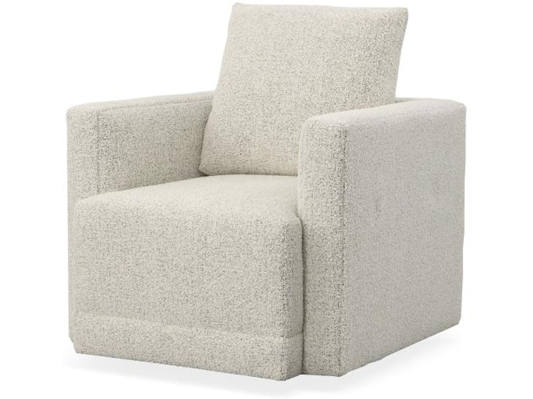 Century Furniture Living Room Theo Swivel Chair LTD5306-8 - Cherry .