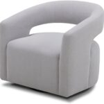 Parker Living Living Room Orbit - Dame Dove Open Back Accent Chair .