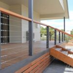 Timber deck with stainless wires. Shanes Stainless. www .