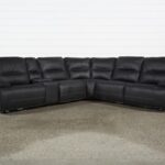 Marcus Black 131" 6 Piece Power Reclining Modular Sectional with .