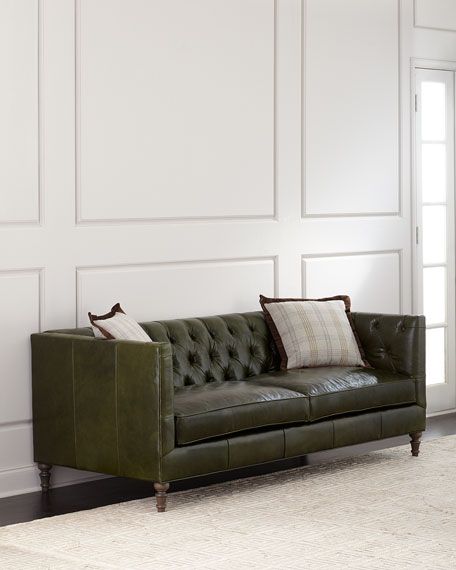 Haute House Maxwell Tufted Chair | Tufted leather sofa, Best .