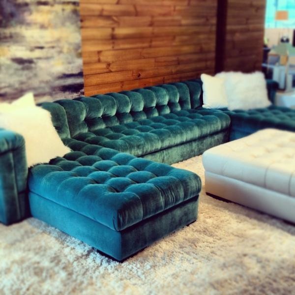 Apartment Therapy on Twitter | Tufted sectional sofa, Leather .