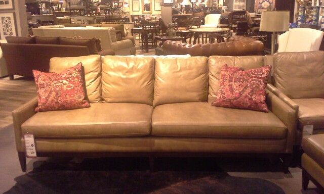 Leather sofa. MSRP $6885.95. Closeout priced at $2799.95 at Mathis .