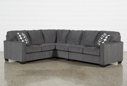 Turdur 3 Piece 116" Sectional With Right Arm Facing Loveseat .