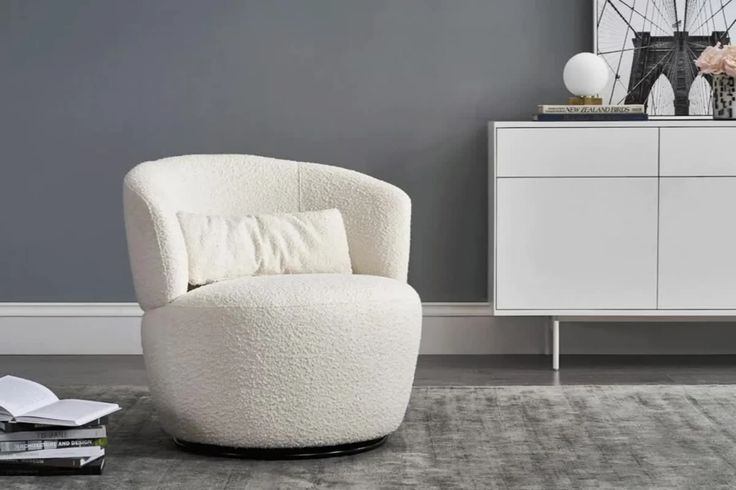 Amber Swivel Chair | Castlery | Elegant chair, Swivel chair, Furnitu