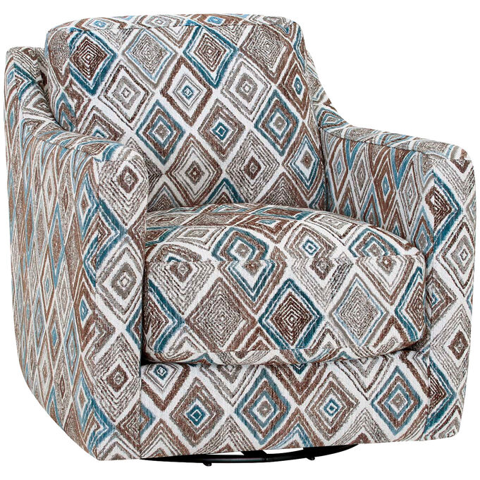 Zander Swivel Accent Chair | Chairs | Slumberla
