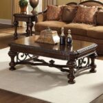 Valencia Rectangular Cocktail Table in Brown by ART Furniture .