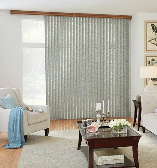 Bali Fabric Vertical Blinds | Living room blinds, Fabric blinds .