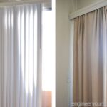 How to Conceal Vertical Blinds With a Curtain | Curtains with .