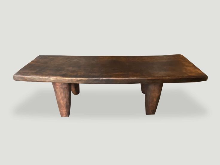 Iroko Wood African Bench or Coffee Table | Coffee table, Antique .