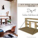 DIY Desk Series #9 - Fold-down Wall Desk | Desks for small spaces .