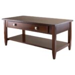 Richmond Coffee Table With Tapered Leg Walnut Finish - Winsome .