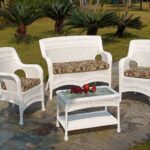 White Resin Wicker Patio Furniture Clearance | Clearance patio .