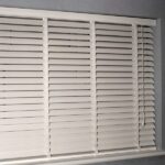 White wooden blinds | Diy blinds, Curtains with blinds, Blin