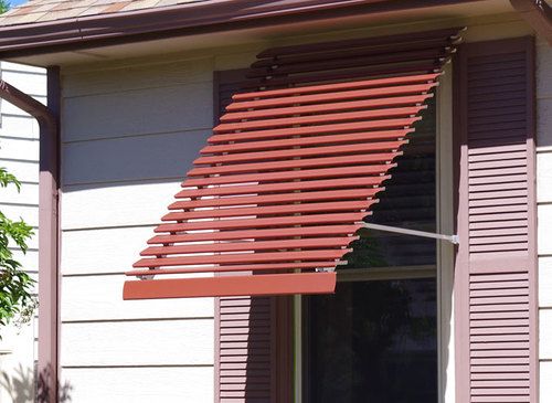 Aluminum window awning can enhance the beauty of your house .