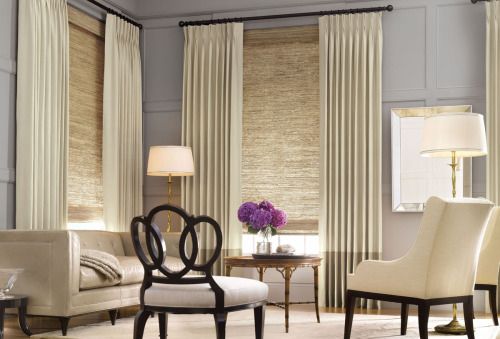 3 Modern Window Covering Options | Window treatments living room .