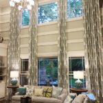 Home-A-Rama Part Two | High ceiling living room, Window treatments .