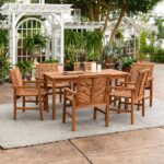 Harbison Rectangular 6 - Person Outdoor Dining Set | Patio dining .