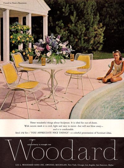 Historic Timeline - Woodard Furniture | Vintage patio, Wrought .