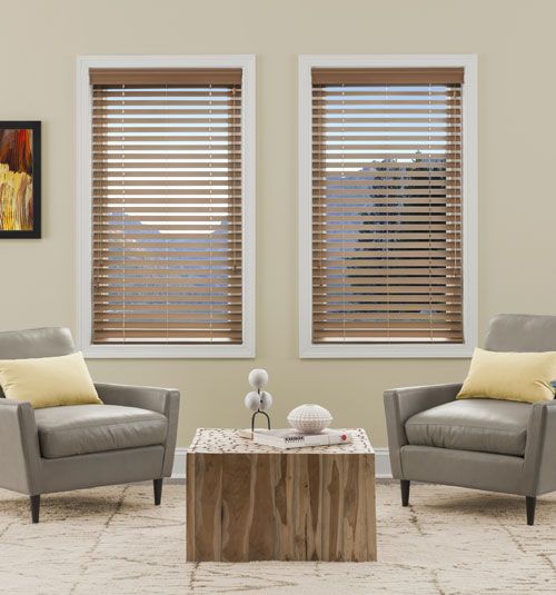 Kellie Clements Simply Chic 2" Faux Wood Blinds | Wood blinds .