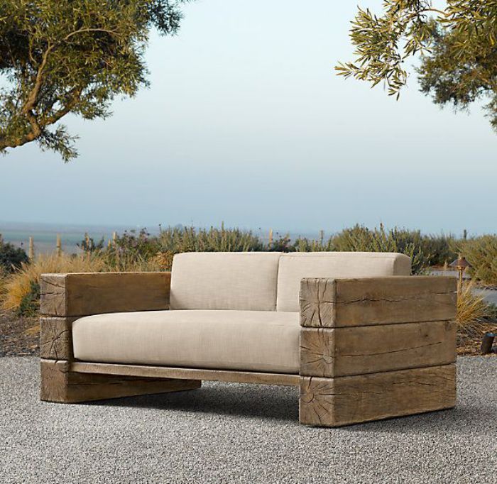 11 Wooden Sofa Ideas | Woodz | Дизайн дивана, Уличные диваны .