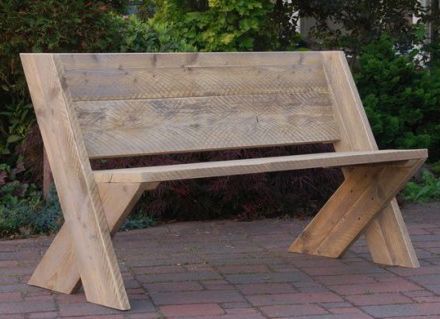 Simple DIY furniture: benches (unpolished life) | Diy garden .