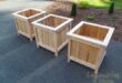 Cedar Planter Boxes | Diy wooden planters, Planter box plans .