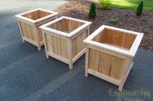 Cedar Planter Boxes | Diy wooden planters, Planter box plans .
