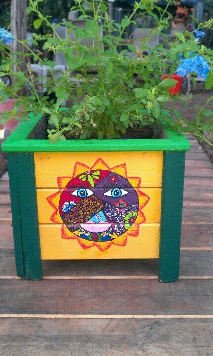 Pin by Cassandra Lee on Garden | Hand painted planter, Garden .