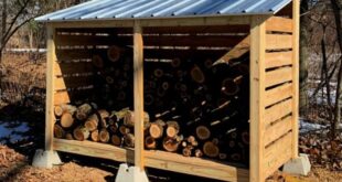 35 Free DIY Firewood Shed Plans For Safe Wood Storage | Firewood .