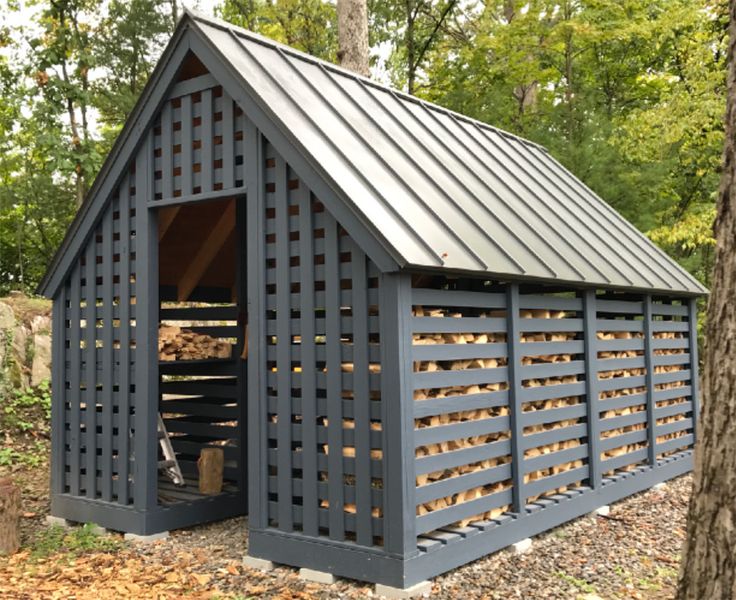 Custom Wood Sheds | Hudson Valley | Glenn's Sheds | Firewood shed .