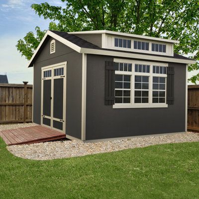 Handy Home Windemere 10 ft. W x 12 ft. D Storage Shed | Wayfair .