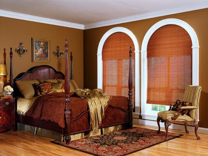 Arched Woven Wood Shades http://www.budgetblinds.com/window-shades .