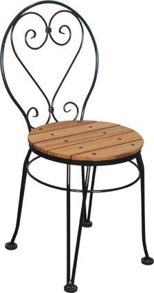 French Bistro Chairs | Wrought Iron Chairs | Kitchen Chairs .