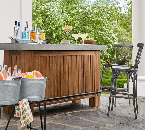 Elegant And Cozy Outdoor Bar Set