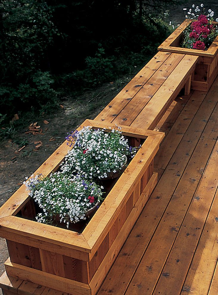 Cozy And Inspiring Deck Benches