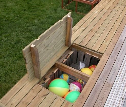 Pretty And Cool Deck Storage