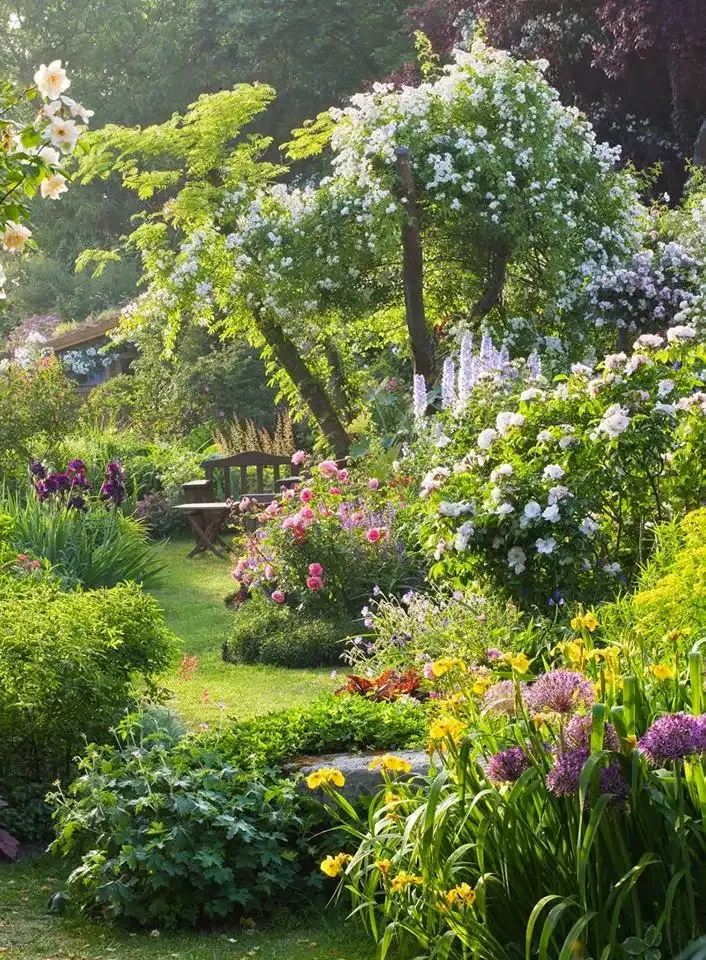 Beautiful And Cozy Cottage Garden Designs