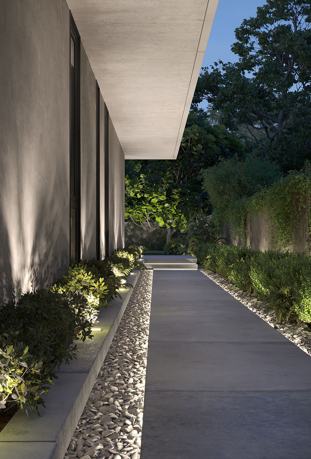 Trendy And Beautiful Modern Landscaping