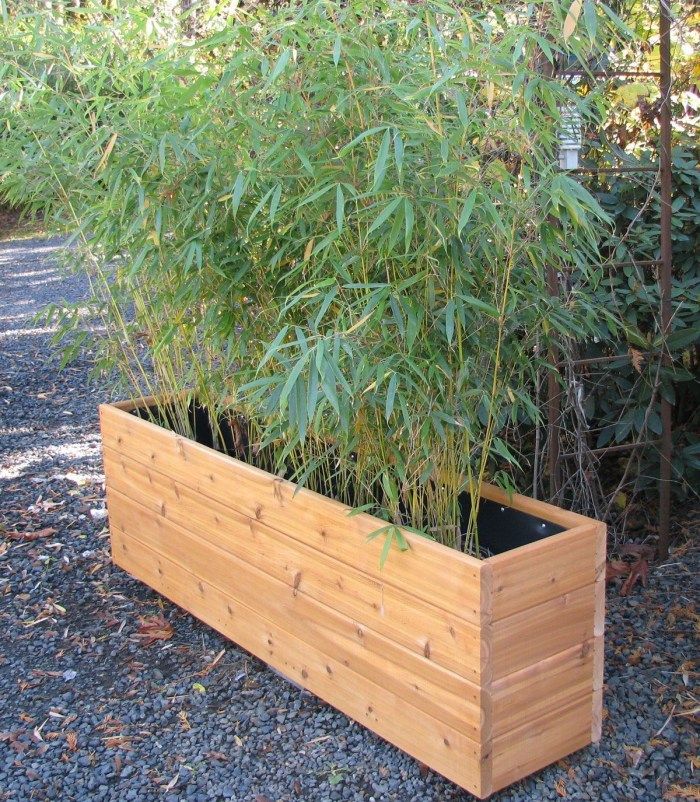 Beautiful And Sparkling Wooden Planter Boxes