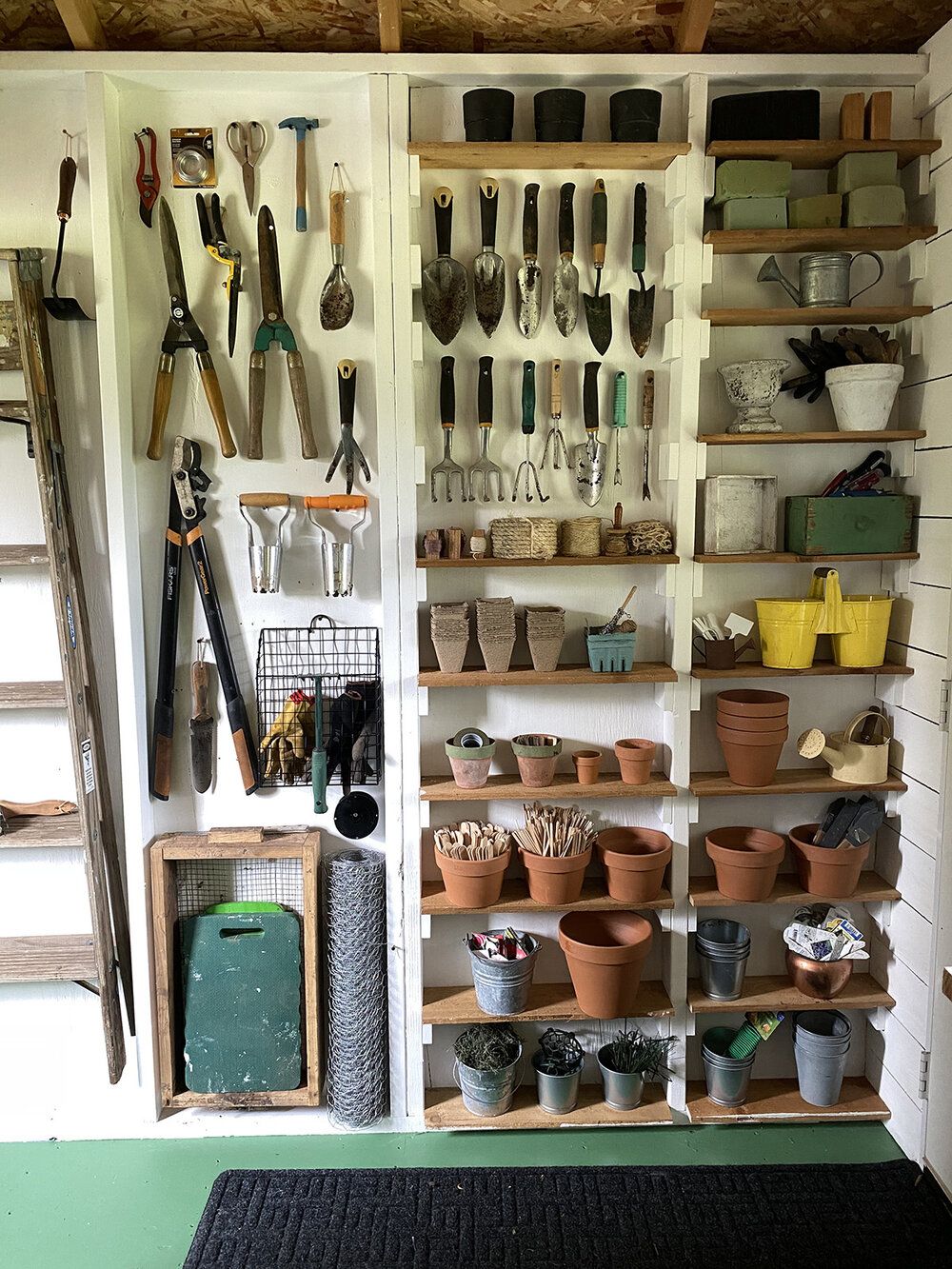 Cool And Practical Potting Shed