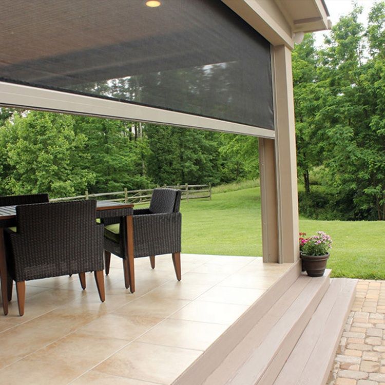 Elegant And Cozy Outdoor Patio Blinds