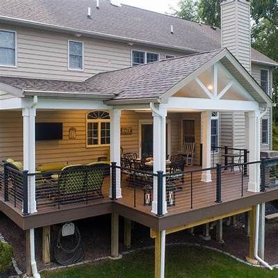 Trendy Covered Deck Ideas