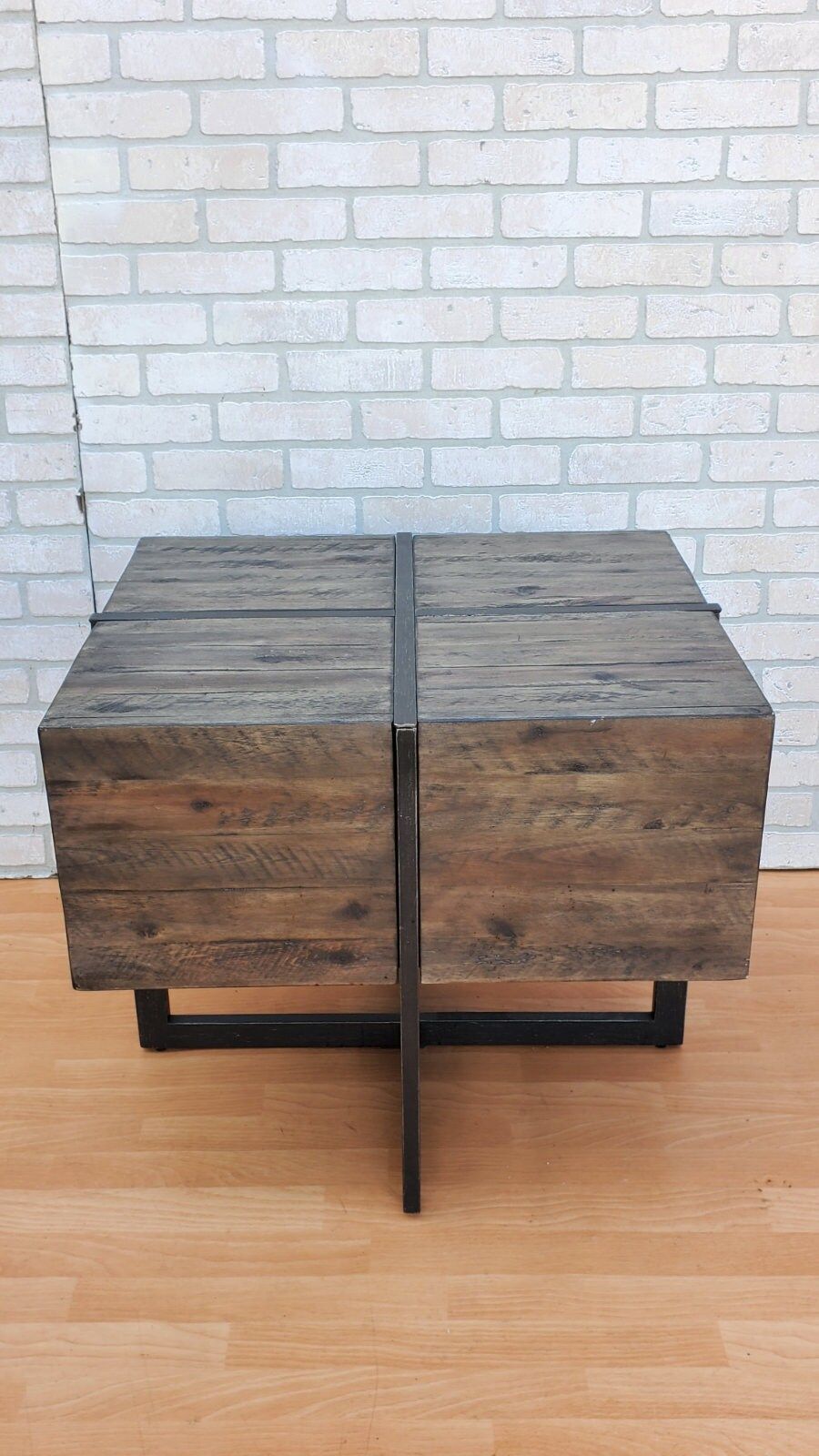 Smart And Cool Aged Iron Cube Tables