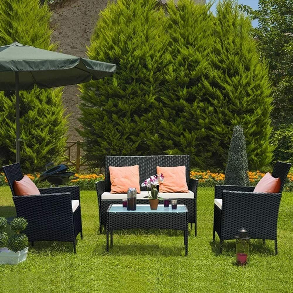 Charming And Inspiring Rattan Garden Sofa Sets
