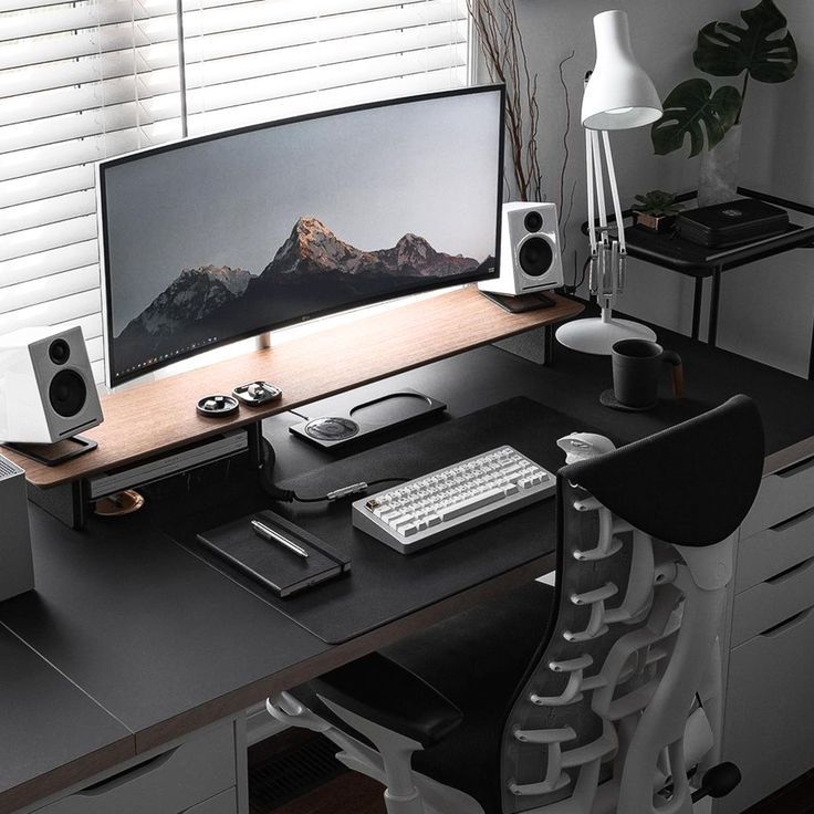 Awesome And Cool Long Computer Desks